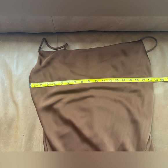 Lulu's Chic Brown Backless Dress - Picture 8 of 11